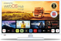 Apple Cello White 12 Volt 32 Zoll Traveller Smart TV, ultraschnelles WebOS, Netflix, Wohnwagen und LKW, Bluetooth, TV und DAZN für Wohnmobile