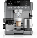 Ninja Kaffeemaschine ES601EUGM, Luxe Premier 3-in-1, 4 automatische Schaumeinstellunge, für Espresso, Cold Brew & Filterkaffee, Farbe Grau-Metall