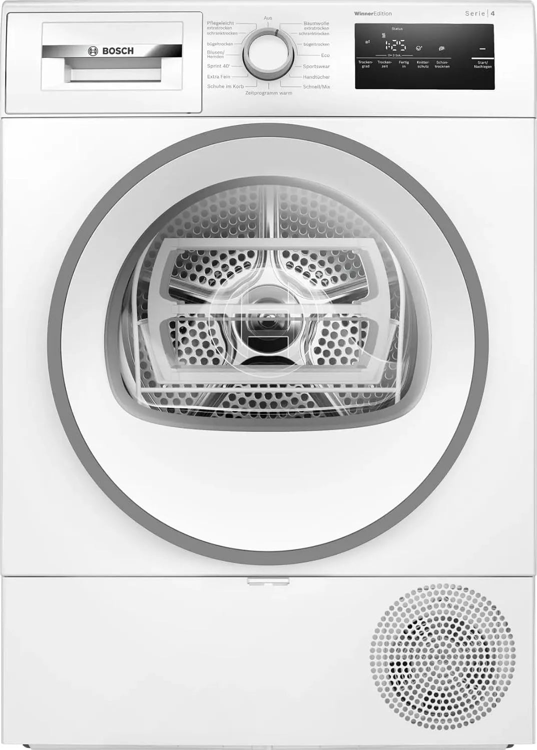 Bosch Wärmepumpentrockner WTH85VWJN Quick-40-Trocknen, Gewicht 8 kg, AutoDry, Sensitive-Drying-System, LED-Display, Zeitvorwahl, Serie 4, 63 dB