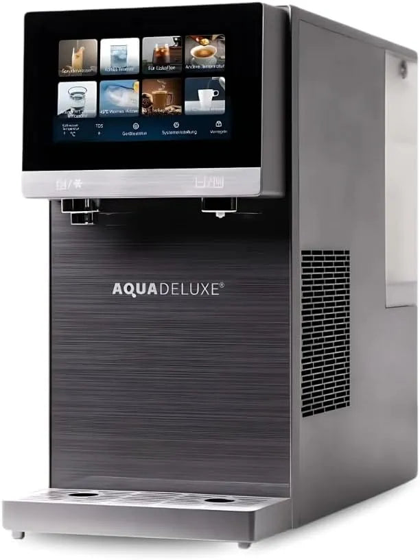 Modell 5in1 PRO TOUCH, Wasserspender mit Umkehrosmose & Sprudelwasser, Heiß, Kalt, stilles Wasser, UV-Desinfektion, Touchdisplay, SPRUDELUX