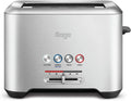Sage Toaster, 4 Einstellungen, Brötchenaufsatz, Gebürsteter Edelstahl, Toastschlitze für 2 Scheiben, The 'A Bit More', Einfache Reinigung