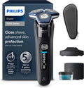 Philips Shaver Series 7000 S7886/55, Elektrischer Nass- und Trockenrasierer für Herren mit ausklappbarem Trimmer, Reinigungsstation