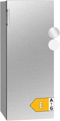 Bomann Kühlschrank VS 7316.1, 5 Ablagen, leise 40dB, ohne Gefrierfach, Getränkekühlschrank, inox, Breite 143cm, 0°C ~ +8°C