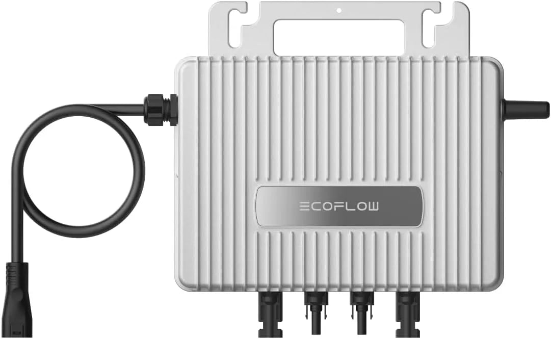 Mikro-Wechselrichter 0% VAT Modell IP67 EcoFlow Stream, PV-Wechselrichter für 2 Solarpanele, wasserdicht, App-Steuerung, integrierter MPPT