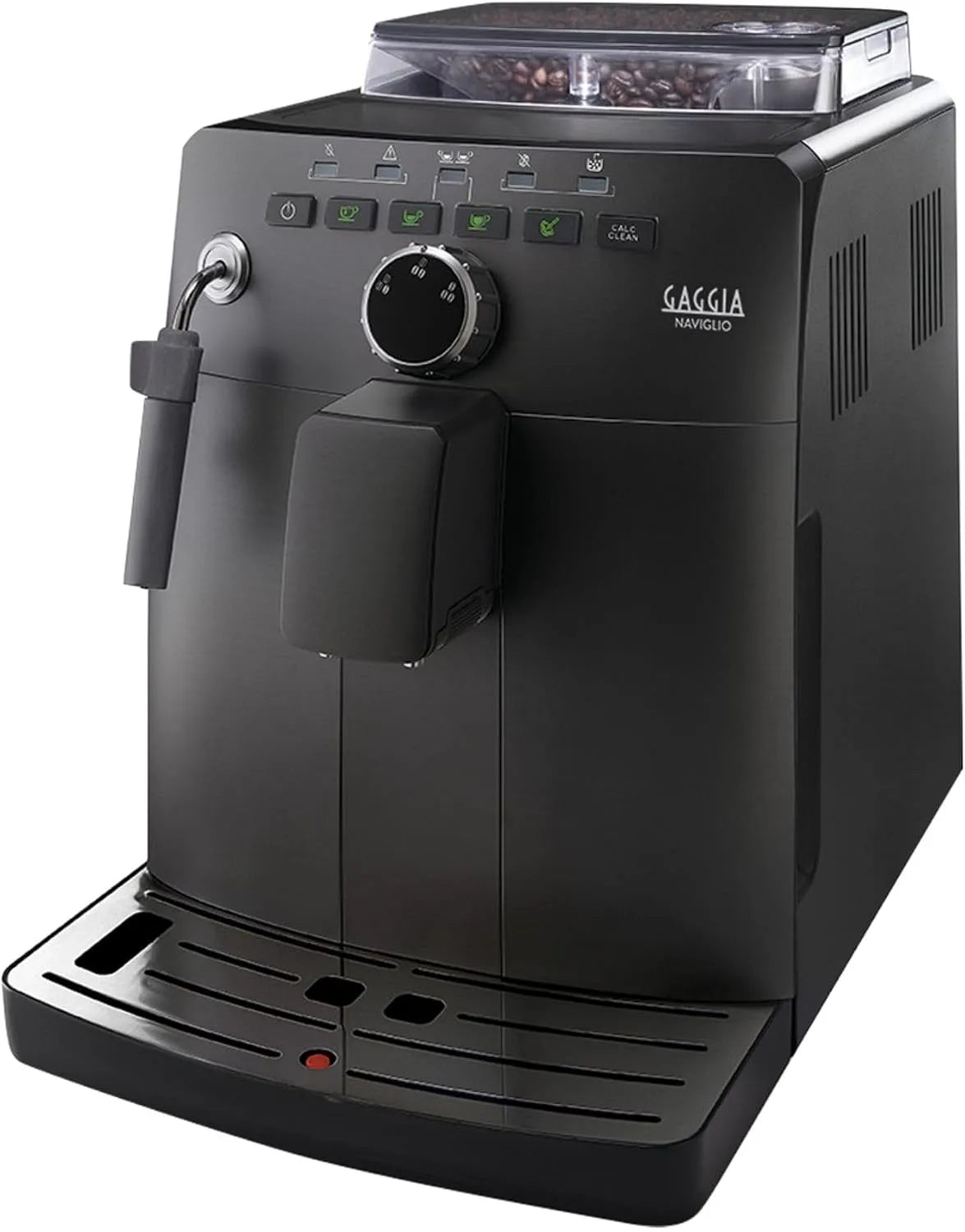 Gaggia Kaffeevollautomat HD8749/01, Leistung 1850 W, 15 Riegel, 100 % Made in Italy, Naviglio Black, für Espresso und Cappuccino, Kaffeebohnen