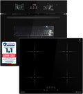 Induktionskochfeld BO8005FB IH85900RL SET8005FBIH859RL, Breite 59cm, 2-fach Wärmeschutzverglasung, 60cm Einbaubackofen, Grill, Heißluft