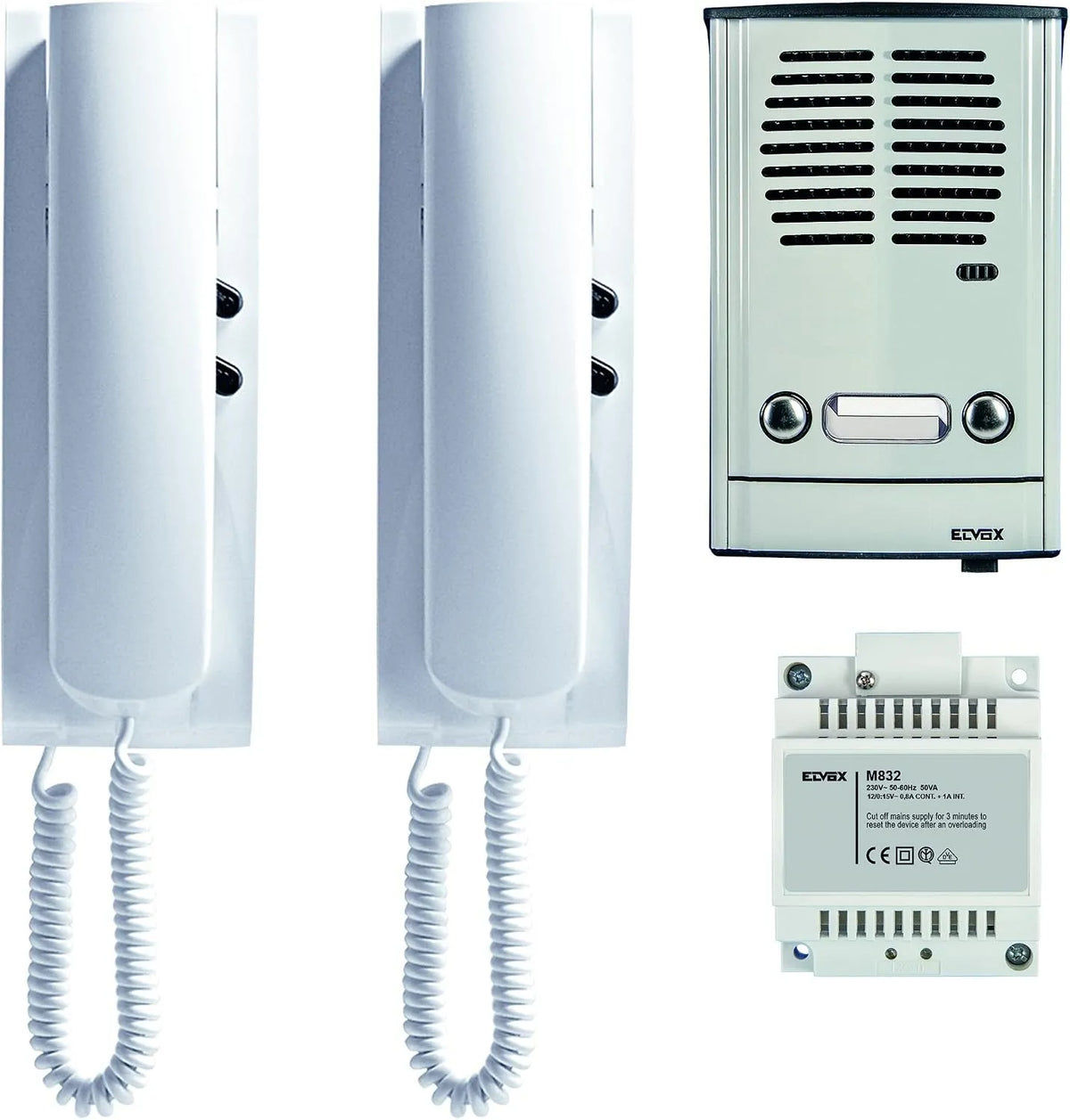 Modell 2 Fam ELVOX Außenbeleuchtung 885E Kit Türsprechanlage