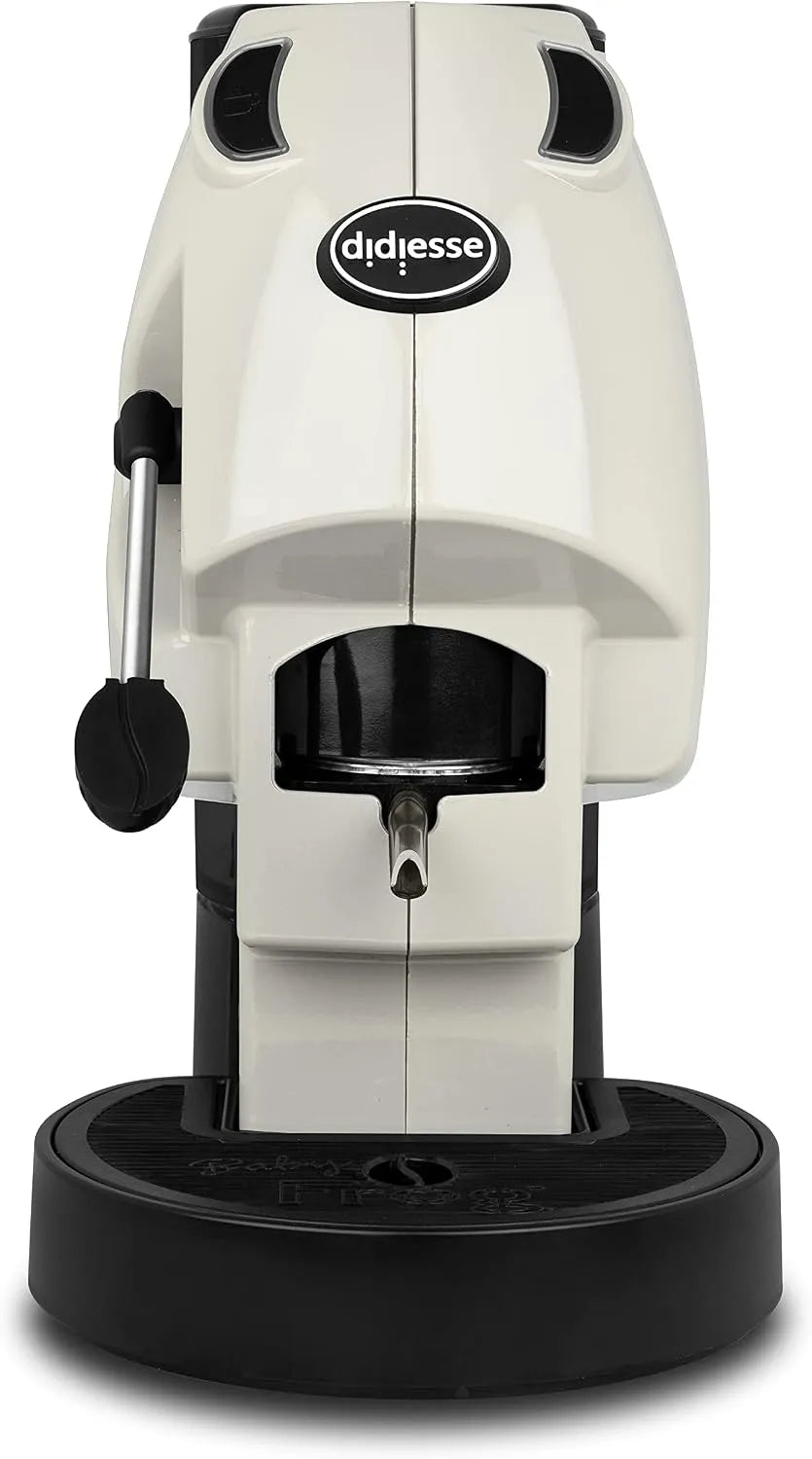 Kaffeemaschine Didiesse, mit Waffeln, mit Standby-Funktion und 1,5 l Tank, Kompakt 450 W, Elfenbein, Modell Baby Frog Waffelmaschine