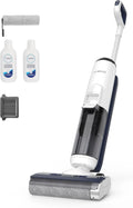 Nass- und Trockensauger, EIN-Schritt-Reinigung für Hartböden, Tineco iFLOOR 5 Breeze Complete, Kantenreinigung <0.5cm, Selbstreinigung, Blau