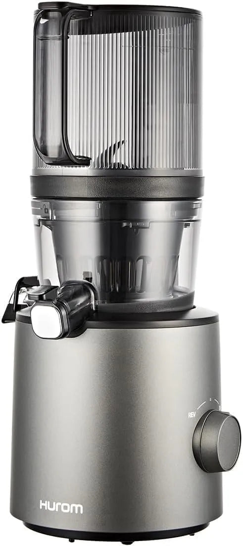 Entsafter H201 HUROM |, Fassungsvermögen 2L Mega-Trichter, Leiser Motor, Gemüse und Obst, Slow Juicer, Kaltpressung, Leicht zu Reinigen, BPA-frei