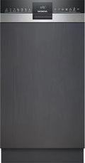 Siemens Geschirrspüler SR55ZS10ME iQ500, 45 cm breit, Smarter Teilintegriert, ckschublade, Edelstahl, Zeolith Trocknung, extra leise, aquaStop