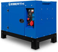 Stromerzeuger EBERTH 10000 Watt Notstromaggregat Diesel, 4-Takt Dieselmotor, 2x 230V, Automatischer Voltregler AVR, mit 18,4 PS, 1x 12V