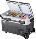 Vevor Gefrierschrank 12-Volt-Autokühlschrank, Tragbarer Autokühlschrank, Fassungsvermögen 50 L tragbarer Dual-Zone, Outdoor, Camping, Wohnmobil