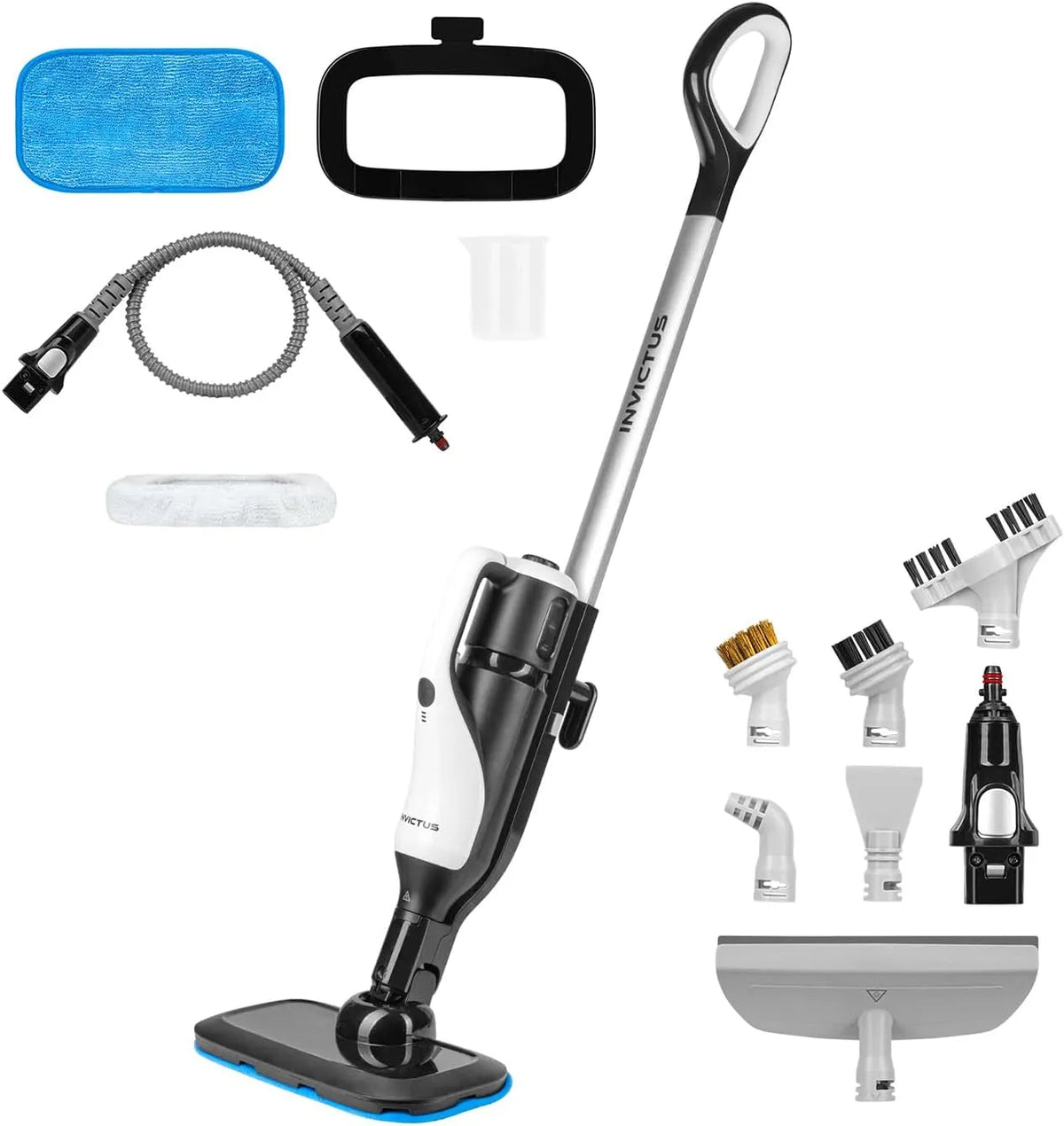 Dampfreiniger, INVICTUS Hand- und Bodendampfreiniger 2.0 Set 16-tlg.