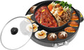 Grill, für Wohnheim Zuhause, Leistung 2200W Hot Pot Elektrisch Hotpot Topf 220V Elektrogrill Multifunktion Elektrischer