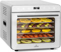 Klarstein Modell 24H, Food Dehydrator mit 6 Metallgitter, 700 Watt, Dörrautomat, Dörrautomaten mit Timer-Funktion, Dörrgerät für Gemüse, Obst