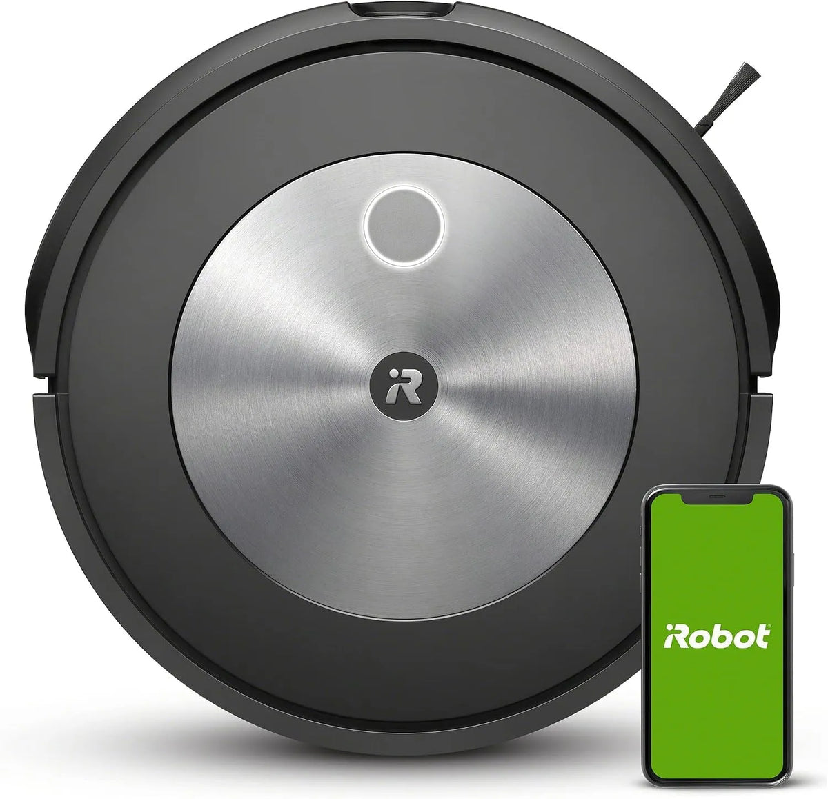 Saugroboter, iRobot Roomba j7 WLAN-fähiger mit Kartierung und mit Zwei Gummibürsten für alle Böden, Objekterkennung und -vermeidung, Lernt