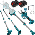 Makita, Akku Astschere teleskop 2 IN 1 Gartenschere mit teleskopstange 50mm mit 21V Akkus