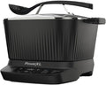PowerXL StirMax, 9 Programmen, Innovativer Multikocher mit automatischem Rührsystem, Keramik-Antihaft-Beschichtung & umfangreichem Zubehör