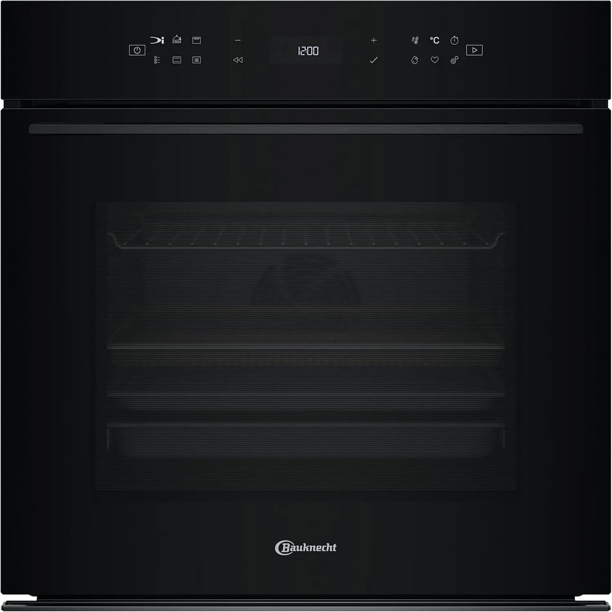 Bauknecht Backofen BBI78HT1SK, Fassungsvermögen 73l, 1x Teleskopauszug, Einbau-Heissluftbackofen, AirFry Funktion inklusive. Airfry-Tray, Hydrolyse